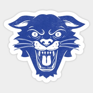 Blue Cat Sticker